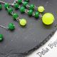 Set de bijuterii handmade unicat agate si jad cod