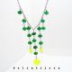 Set de bijuterii handmade unicat agate si jad cod