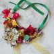 Colier statement handmade colorat