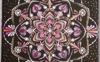 Mandala unicat - "Self Love" 30x30 cm