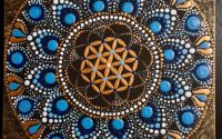 Mandala unicat - "Stability" 20x20 cm