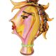 Cap de femeie-figurina din sticla Murano