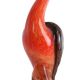 Flamingo rosu-figurina din sticla Murano