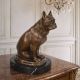 Buldog francez-statueta din bronz
