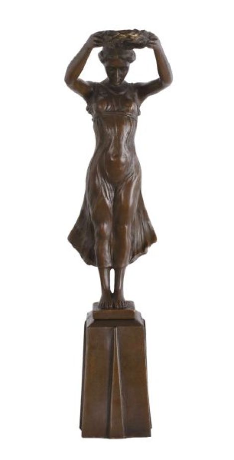 Doamna de aur-statueta din bronz