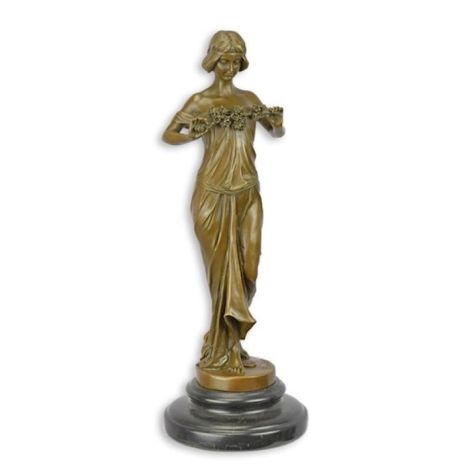 Nimfa padurii-statueta din bronz