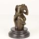 Doua femei-statueta erotica din bronz