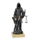 Moartea-statueta din bronz cu un soclu din marmura