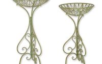 Set doua jardiniere fier forjat antik green