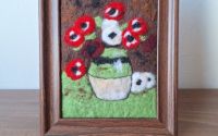 Luchian Anemone pictura cu lana