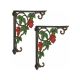 Set  console din fier forjat de perete 