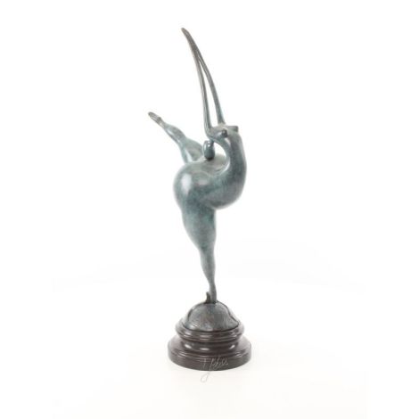 Dansatoare nud-statueta din bronz