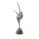 Dansatoare nud-statueta din bronz