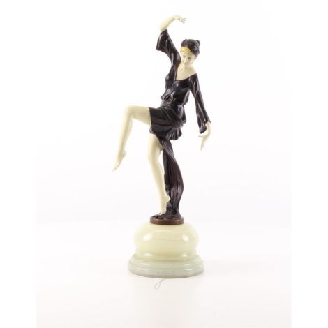 Dansatoare de toamna- statueta din bronz 