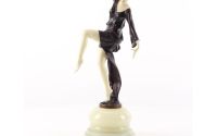 Dansatoare de toamna- statueta din bronz 