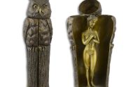 Bufnita si fecioara- statueta vieneza din bronz ma