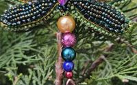 Brosa handmade libelula Maya