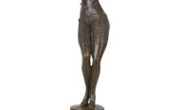 Dansatoare-statueta Art Deco din bronz 