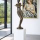 Dansatoare-statueta Art Deco din bronz 