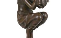 Oblivion-statueta Art Deco din bronz