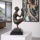 Oblivion-statueta Art Deco din bronz