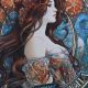 Servet decorativ Alfons Mucha