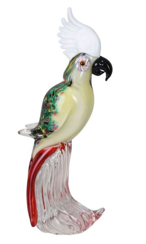 Cacadu-figurina decorativa din sticla Murano