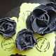 Brose florale - din blugi reciclati cod1413