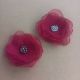set brose flori diafane magenta