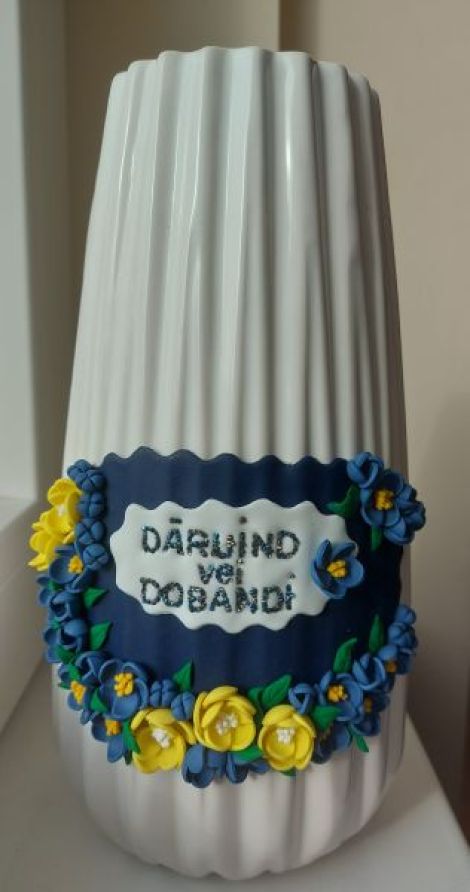 Vaza flori fimo