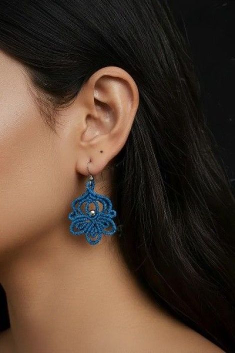 Cercei macrame Amera