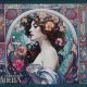 Servet decorativ Alfons Mucha