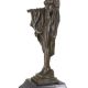 Nud cu esarfa-statueta bronz cu un soclu marmura