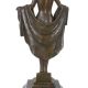 Nud cu esarfa-statueta bronz cu un soclu marmura