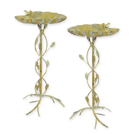 Set doua bai pasarele antik green