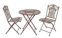 Set mobilier din fier forjat antik brown