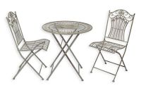 Set mobilier din fier forjat antik grey