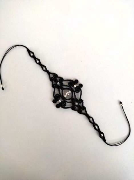 Bratara macrame reglabila