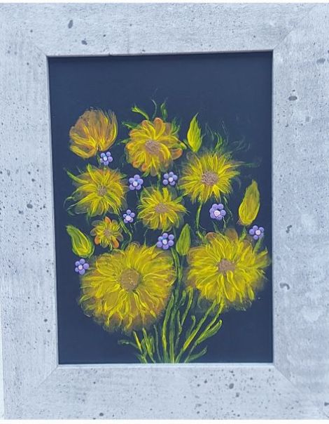 Tablou Scanteia din gradina