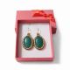Cercei handmade Royal emerald cu aventurin verde