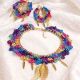 Set bijuterii Rainbow Wings - croetat manual  