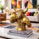 Bust taur boxer-statueta din rasini speciale
