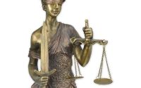 Bust Justitia-statueta din rasini speciale