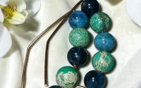 Cercei handmade cu elemente gold filled aur filat