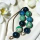 Cercei handmade cu elemente gold filled aur filat