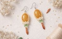 Cercei cu aventurin Amber Bloom