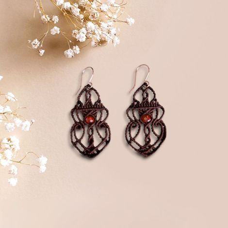 Cercei macrame Amelia