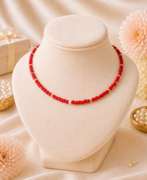 Choker finut rosu