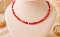 Choker finut rosu 