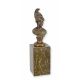 Atena-bust din bronz pe un soclu din marmuraAtena-